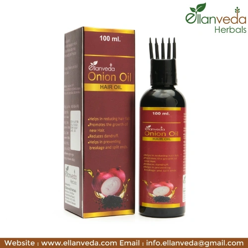 Onion Oil Hair - Ellanveda Herbals Onion Oil Hair
